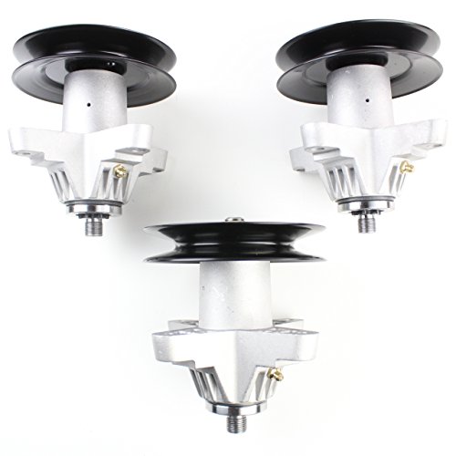 Niche 3 Pack Spindle Assembly for Cub Cadet, Massey Ferguson, MTD, Toro & Troy-Bilt. Replaces OEM 618-04126, 618-04126A, 918-014126, 918-04125, 918-04125A, 918-04125B, 918-04125C, 918-04126 & More