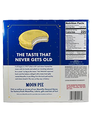 MoonPie Moon Pie Single Decker Original Marshmallow Sandwich - Banana | 12 Count Box