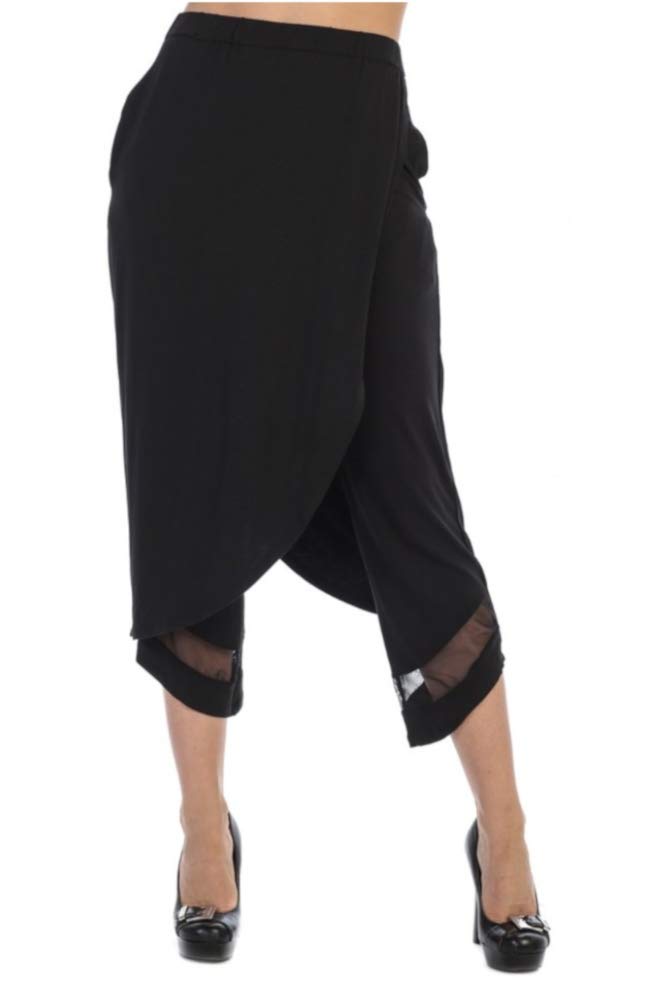 Womens Asymmetric Hem Wrapped Modal Pant