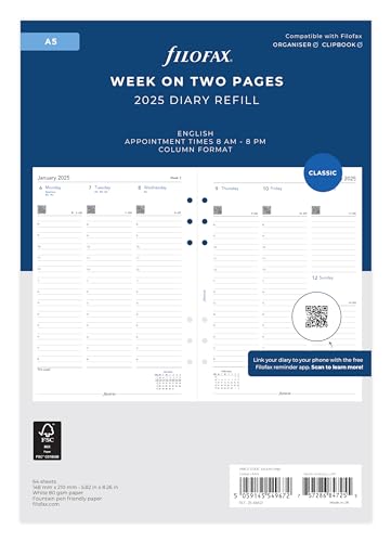 Filofax A5 Week(t@Ct@bNX) A5 WeekA2y[WR` p2025N_CA[B