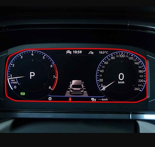 Film Protecteur d'Écran en Verre Trempé pour Dashboard VW Taos et T-Cross 2021-2022