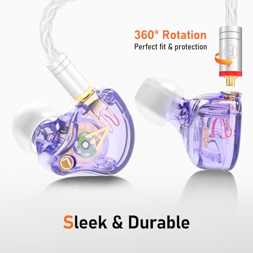 Image of Audiovance Vibes 202ML HiFi Wired Earbuds for iPhone 14 /13 /12 /11 /X, Pro Max