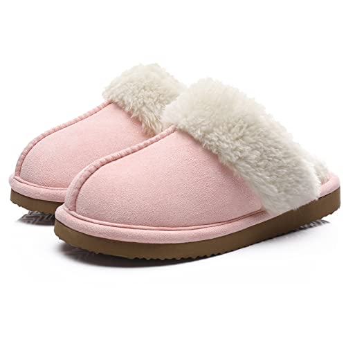Image of Litfun Women's Fuzzy Memory Foam Slippers Fluffy Winter House Shoes Indoor and Outdoor