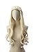 Light wavy blonde Khaleesi Daenerys Targaryen Wig Inspired by Game of Thrones Costume Cosplay Synthetic Hair