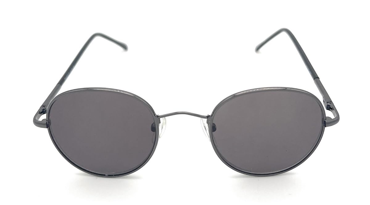 Pink Ribbon Shades The Hippie Round Sun Reader, Funky Metal Reading Glasses, Cheaters for Men Women