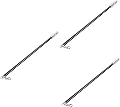 Uonlytech 3 Pçs Alça De Cortina Persianas De Haste De Cortina De Prata Para Hastes De Cortina De Janela Para Janelas Haste De Tração Cega Vertical Haste Cega Vertical Controle Cego Varinha