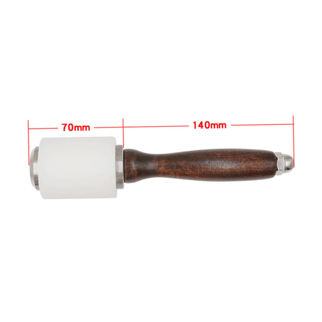 Operitacx 1pc Hammer for Leathercraft Working Woodcarving Tools Herramientas para Madera Leathercraft Tools Leatherworking Tool Nylon Hammer Leathercraft Carving Hammer Wooden