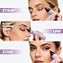 2CHILL 2-Pack Rotating Eyeliner Stamp Pen, Dual-Ended Winged Eyeliner Stamp, Cat Eye Tool, Waterproof & Smudge-Proof, Long-Lasting Make up, Matte Finish, Liquid Eyeliner for Beginners, Black & Brown