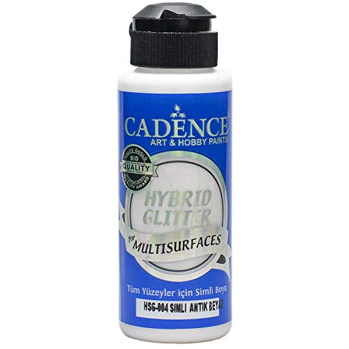 Cadence España Hybrid Glitter Antique White 120ml