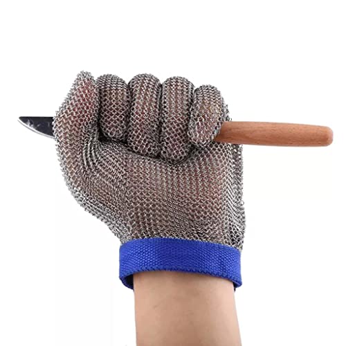 Cut Resistant Gloves Odporne Na Przecięcie Rękawice Ochronne Do Domowej Kuchni, Rękawice Ochronne Na Kolczugę Ze Stali Nierdzewnej, Bezpieczeństwo W Zmywarce (Size : A pack of one/XS)