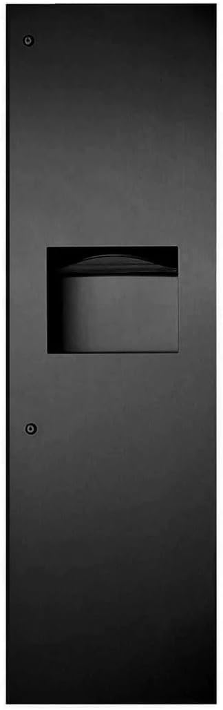 B-36903.MBLK - TrimLineSeries Recessed Paper Towel Dispenser/Waste Receptacle, Matte Black