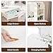 FIONESO Makeup Vanity Desk with Mirror & Lights, 4 Drawers & Charging Station, Vanity Table with Open Storage Shelves, 3 Color Modes, Dressing Table for Bedroom, White