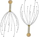 M.S TRADERS Manual Hand Held Scalp Oil Massager for Pain Relief And Hair Growth, Head Massager Neck Massage Octopus Scalp Stress Relax Spa Therapy Dealing, Pack of 2, Multicolour gallery image
