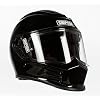 Simpson SPBM2 Speed Bandit Full Face Racing Helmet Size - Medium - Gloss Black - Clear Shield Included - Dark Smoke Shield Pictured is Sold Separately