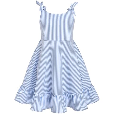 FYMNSI Girls Summer Casual Dress with Bowknot Cover