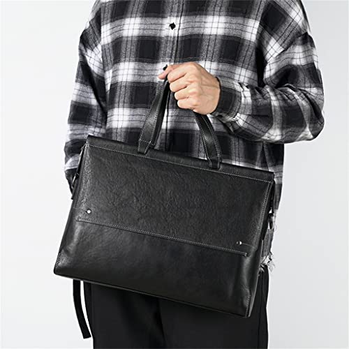 Handbag Horizontal Version of The Fashion Computer Briefcase Business Leisure Layer Cowhide Bag3