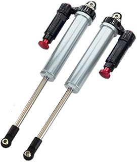 GPM Upgrades Aluminum 6061-T6 Front L-Shape Piggy Back (Built-in Piston) Internal Damper 160MM for 1/7 Unlimited Desert Racer (85076-4) Rc Cars (Silver)