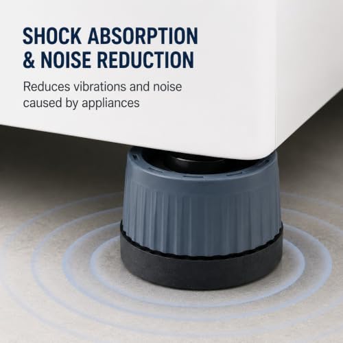 Image of Shop4ever Furniture Risers Set of 4 Heavy Duty Bed & Sofa Elevator Pads | Anti-Slip Furniture Lifter for Bed, Couch, Table, Chair & Cabinet | Floor Protection | Black