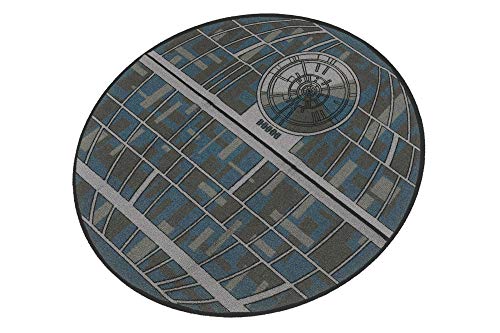 Ukonic Star Wars Galactic Empire Death Star Area Rug | 52-Inch Round Floor Rug #TOP1