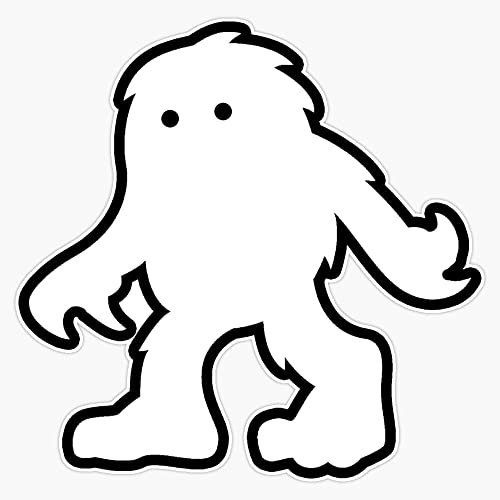 the Yeti - Design by NoirGraphic. Sticker Bumper Sticker Vinyl Decal 5'
