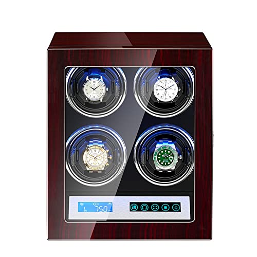 Estuche para Relojes Automáticos con Pantalla LCD y Motor Silencioso para 6 Piezas 2