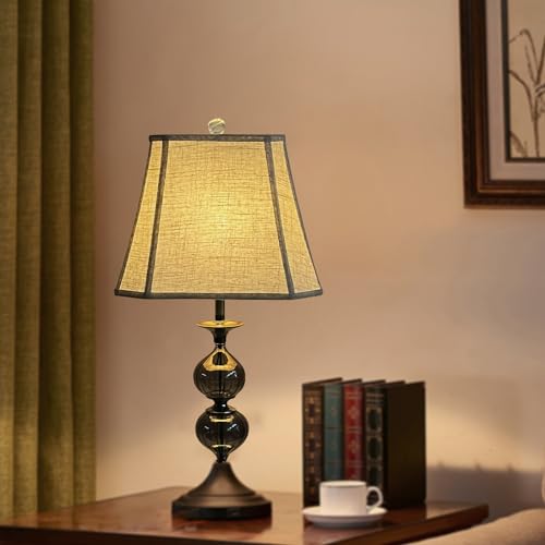 TOOTOO STAR (6 x 9)\" x (11 x 14)\" x 10.5\" Linen Lamp Shade, Bell Cut Corner Lampshade for Table Lamp, Floor Lamp, Replaceable fabric lampshade