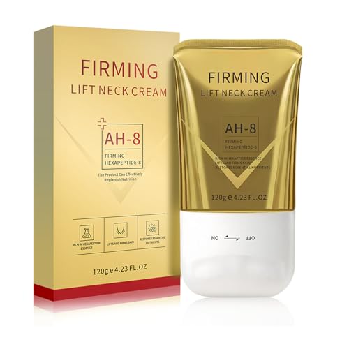 AH-8 Firming Neck Cream with Roller, Tightening & Lifting Cream f...