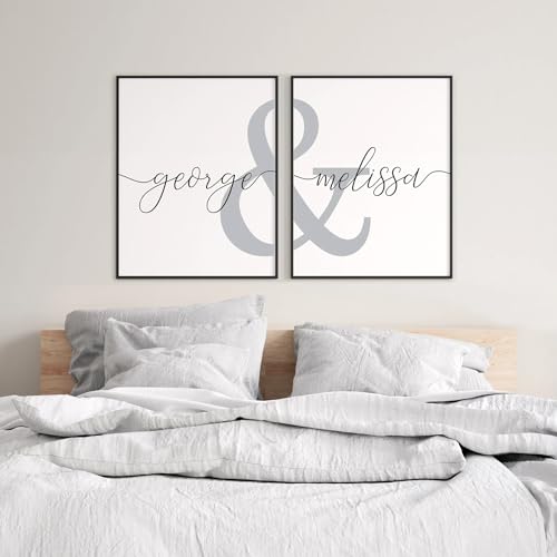 Poster prenom et couple pour sublimer votre decoration murale