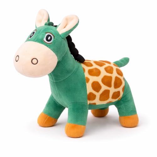 Image of Green Donkey Soft Toy for Kids, 25 cm Plush Stuffed Animal, Cute Soft Toy for Boys and Girls, Huggable Gift Toy, Green