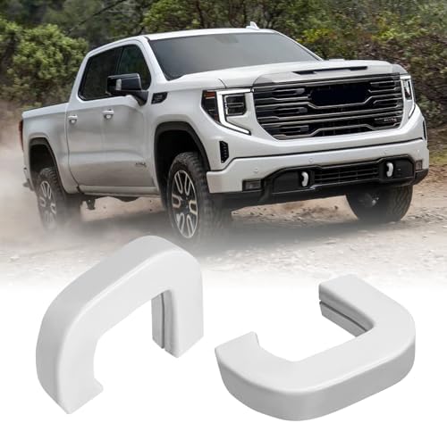 Tow Hook Covers For Chevy Silverado 1500 (2007-2024) | Front Tow Hook Protector Covers (Orange) - View #8