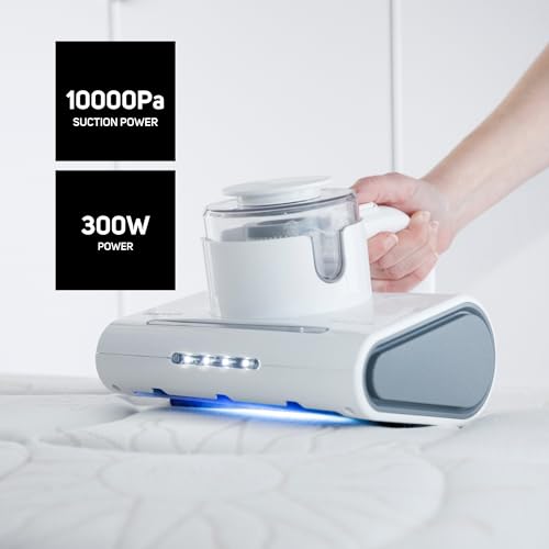 Image of Taurus -Textile Care Mattress Vacuum Cleaner,300w,UV-C Ultraviolet Light,Motorized Brush,LED Light,Long Action Length
