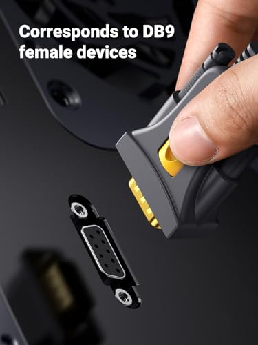 Ugreen USB to RS232 DB9 Serial Male Converter Adapter Cable with PL2303 Chipset Gold Plated Driverless for Win8.1/8, Compatible with... - Image 3