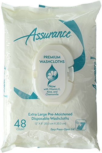 ASSURANCE PREMIUM WASHCLOTHES 12x 8 (48 count)