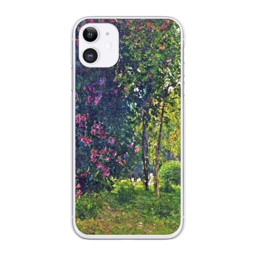 ブレインズ iPhone 17 Pro 対応 ハード ケース カバー モネ モンソー公園 クロード 絵画 名画 西洋画 名作 画家 風景 景色 風景画 ユニーク おしゃれ 個性的 花 庭 公園 iphone17プロ スマホケース アイフォン アイホン 国産