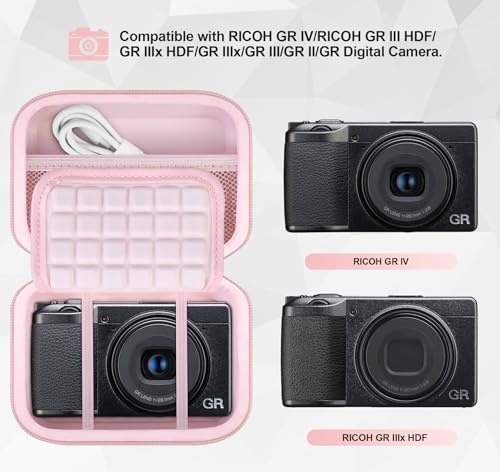 Funda rígida para cámara RICOH GR serie rosa miniatura 3