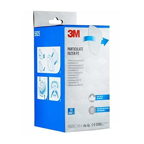 Filtro partículas P2 3M 5925 compatible con máscaras series 6000 y 6500