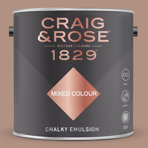 Image of Paint Stop CRAIG & ROSE 1829 CHALKY EMULSION PINK BEIGE 2.5L