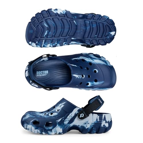Image of DOCTOR EXTRA SOFT Men's Classic Camo Casual Sports Clogs /Sandals with Adjustable Back Strap for Adult| Comfortable & Lightweight| Stylish & Anti-Skid| Waterproof & Everyday Use Mules Gents Boys D-550