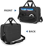 Trunab Gaming Console Bag Compatible with PS5/PS4/PS4 Pro/Xbox One, Black | Portable Travel Handbag with Multiple Compartment for Controller and Gaming Accessories