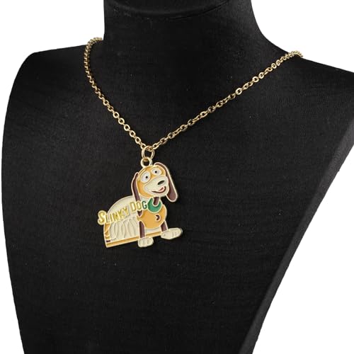 TGBJE Dog Earring Cartoon Inspired Dogs Cartoon Character Jewelry Slinky Lovers Gift Fans Gift (Dog necklace)2