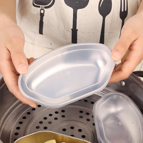 Fan-shaped steaming box stainless steel kitchenware thickened Pot (1PC)