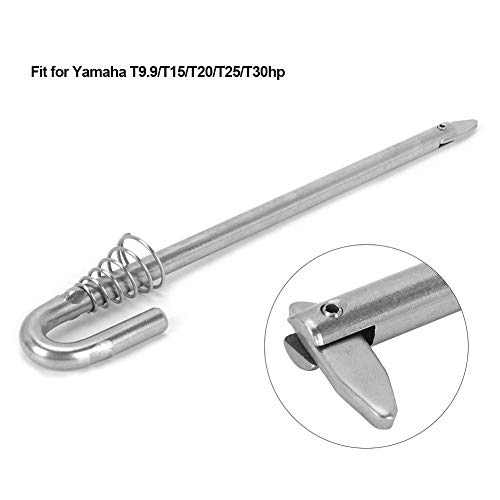Terisass Outboard Engine Accessories - 6894316000 Outboard Motors Engine Tilt Rod Pin Lock Assembly Bracket Fit for Yamaha T9.9/T15/T20/T25/T30hp 689-43160-00 Aluminum Alloy Material
