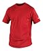 Rawlings Men's Short Sleeve Baselayer Shirt, Scarlet, XX-Large