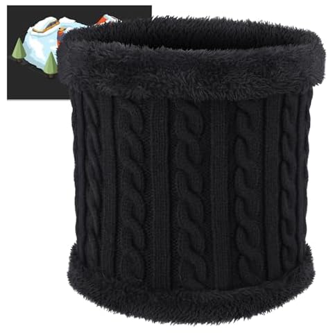 HIGHEVER Fleece Neck Warmer for Men Cover