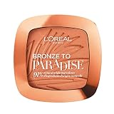 L'Oréal Paris L’Oréal Paris Bronze to Paradise 02 Baby one more tan, Puder Bronzer für einen natürlichen Bronze-Look mit Schimmerpartikeln