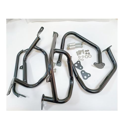 Pare-chocs Scrambler 1200 protection radiateur supérieur moteur inférieur noir