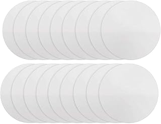 POPETPOP 100 Sheets Qualitative Filter Paper Circles Cellulose Filter Paper Fast Flow Extract Filtration Ashless for Lab