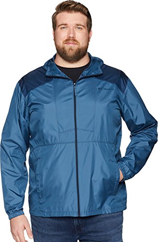 Image of Columbia Hood Polyester Regular Fit Mens Active Wear Jacket (S22-KM3972-011-P)