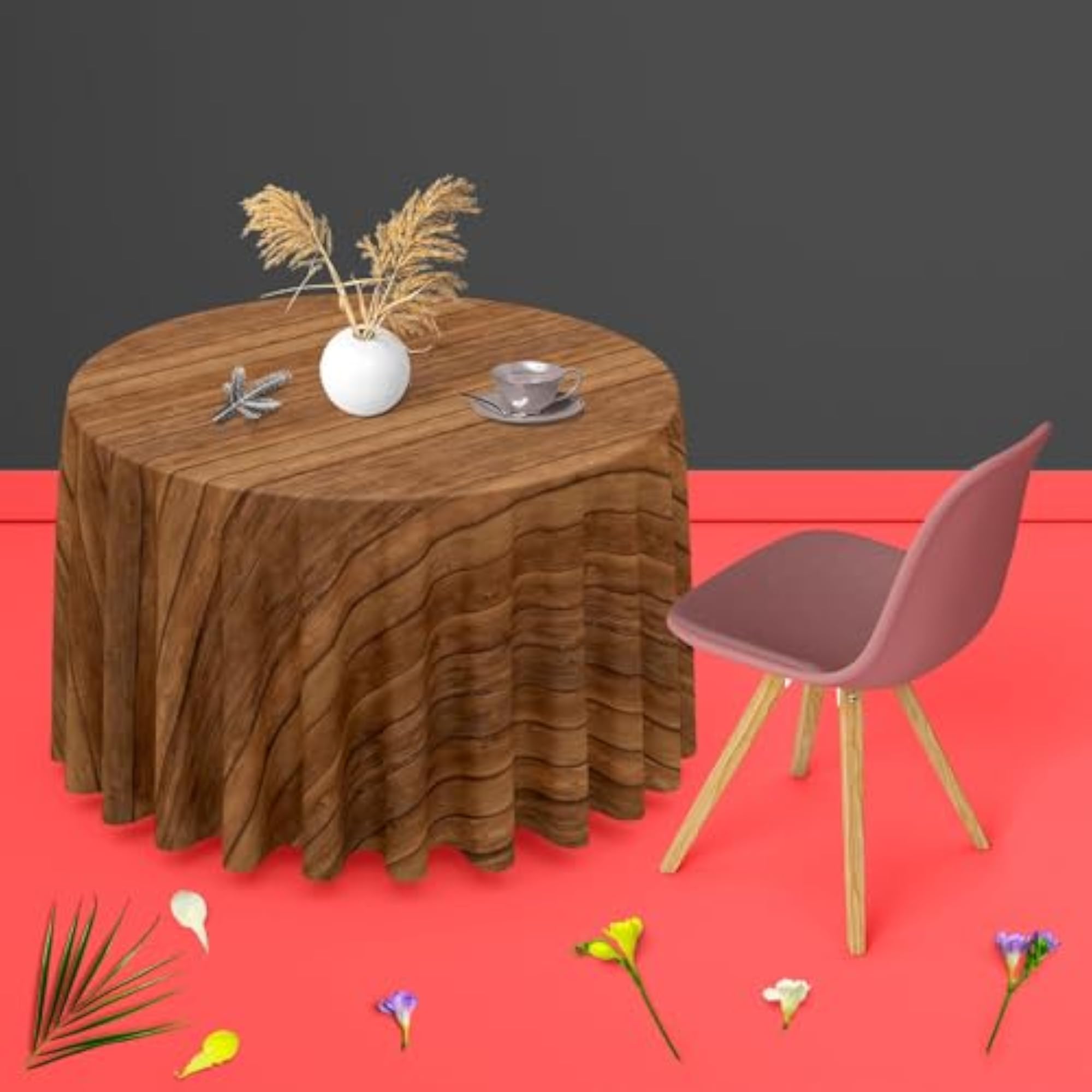 Geometrical Behaviour Table Cloth Cover for Dining & Center Table