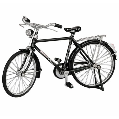 Image of FunBlast Vintage Mini Metal Bicycle - 1:18 Die-Cast Realistic Bicycle Model, Retro Alloy Classical Cycle Toy for Desktop Ornament, Home & Office Decor (Green)
